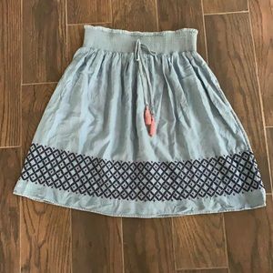 Downeast embroidered skirt!